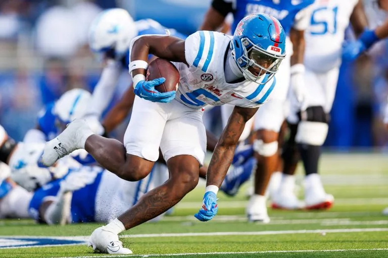 Kewan Lacy looks to lead the Rebels over the Hogs