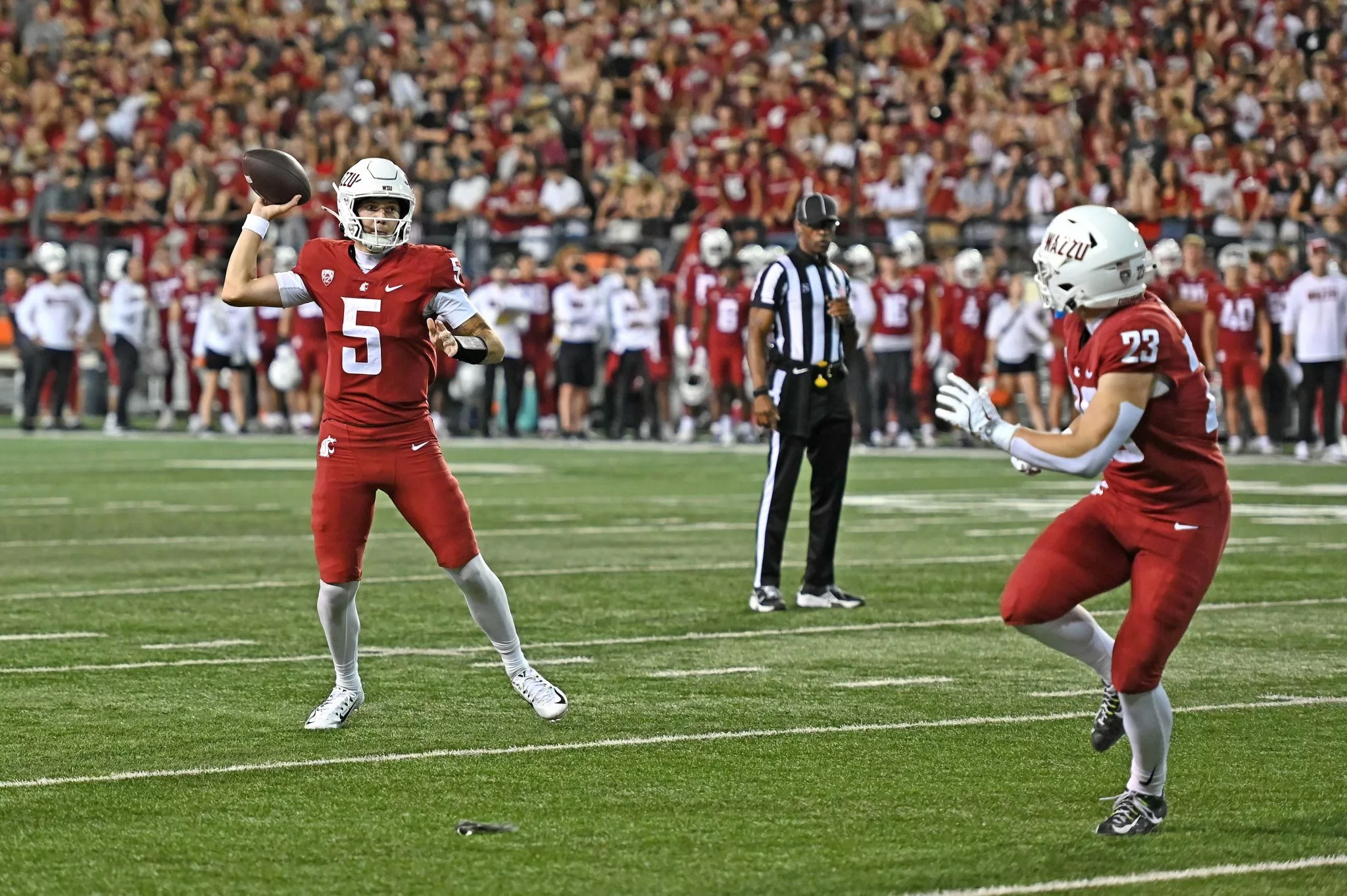 Jaxon Potter looks to lead the Cougars over the Huskies