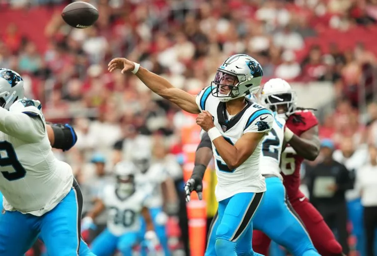 Bryce Young looks to lead the Panthers over the Falcons