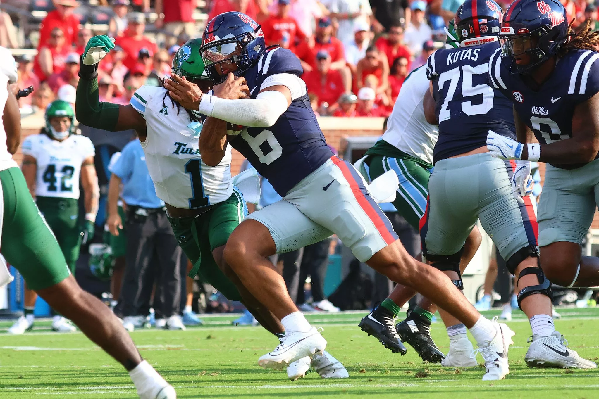 Trinidad Chambliss looks to lead Ole Miss over LSU