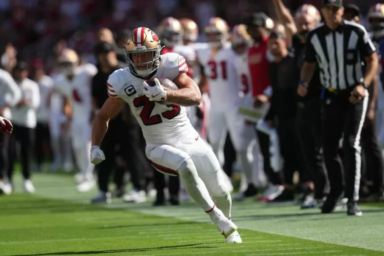 Christian McCaffrey looks to lead the 49ers over the Jaguars