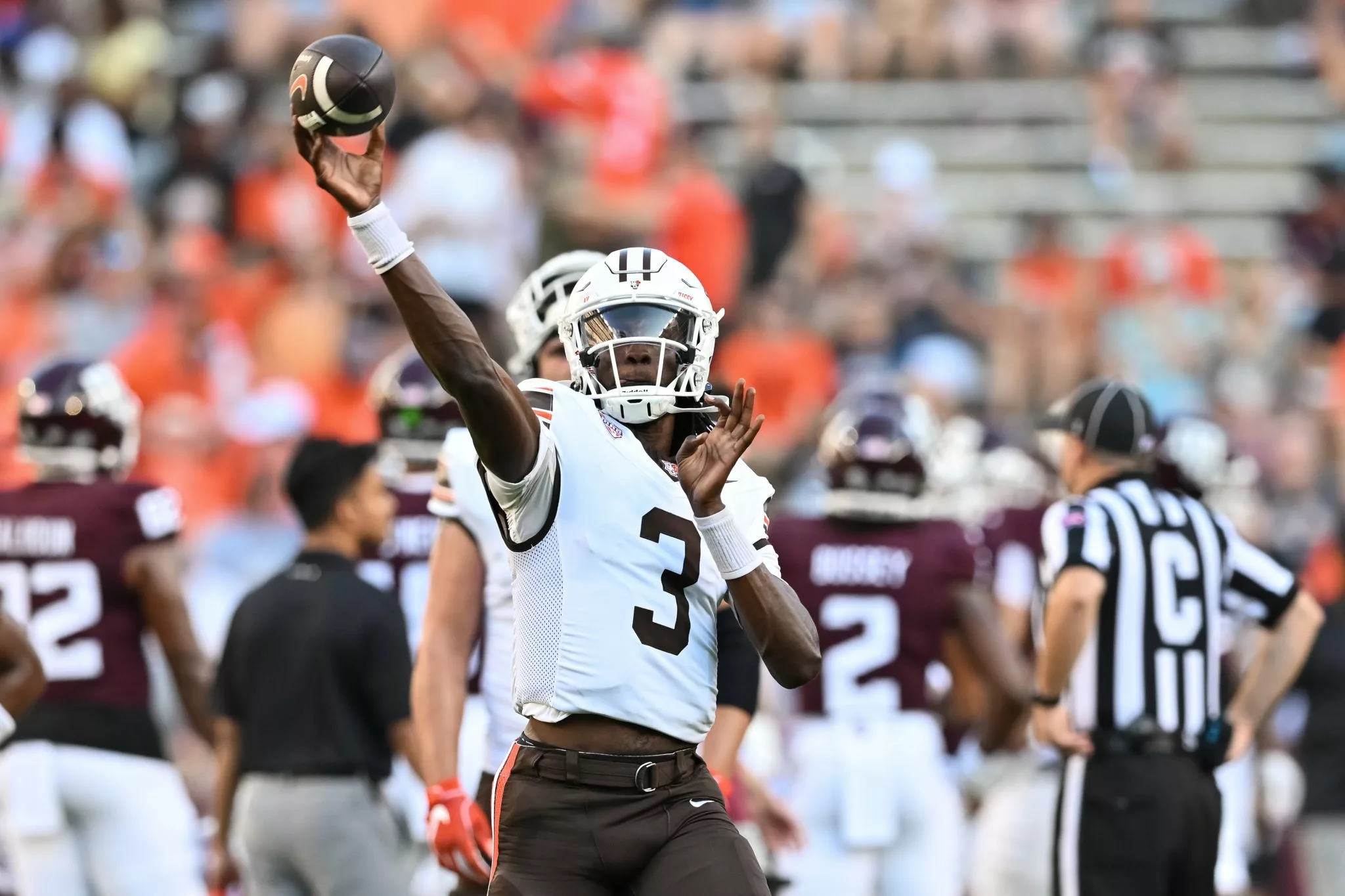 Lucian Anderson looks to lead the Falcons over the Chippewas