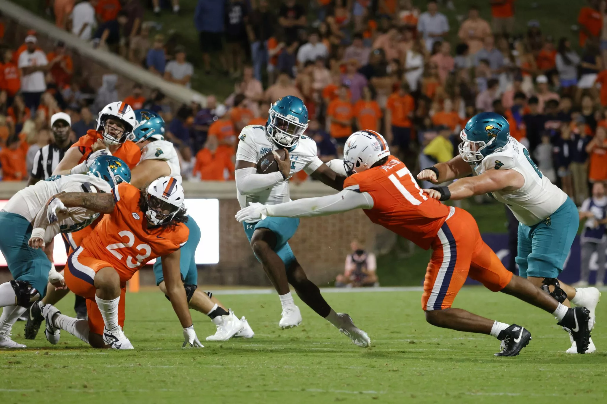 MJ Morris looks to lead the Chanticleers over the Thundering Herd