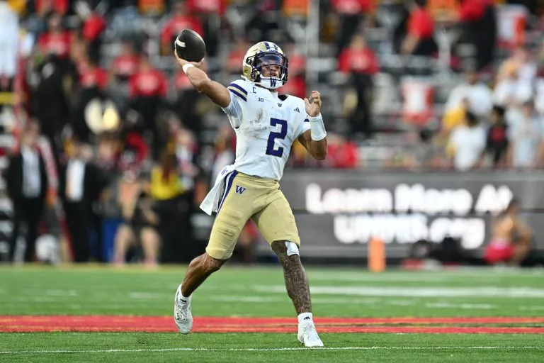 Demond Williams Jr. looks to lead the Huskies over the Scarlet Knights.