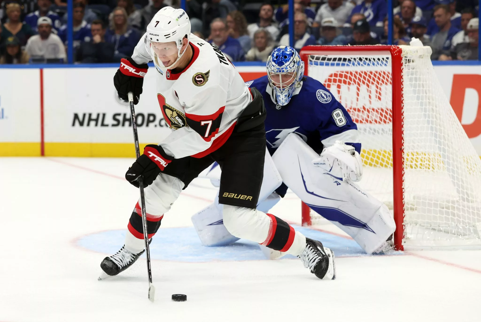 Brady Tkachuk looks to lead the Senators over the Predators