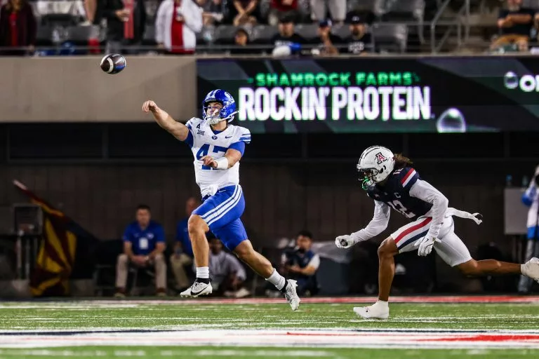 Bear Bachmeier looks to lead the Cougars over the Utes