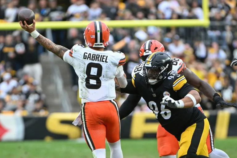 Dillon Gabriel looks to lead the Browns over the Dolphins
