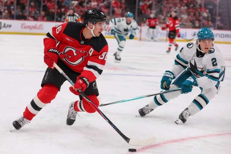 Jack Hughes looks to lead the Devils over the Avalanche.