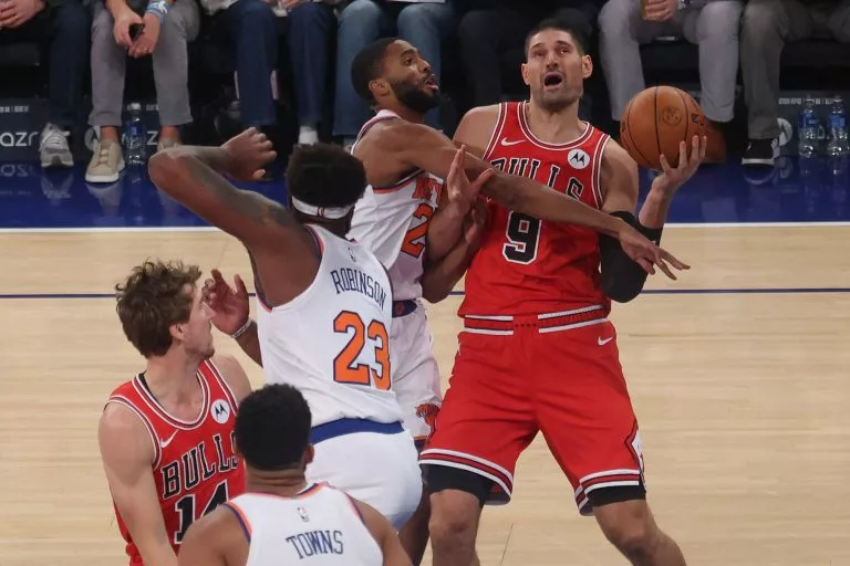 Nikola Vucevic looks to lead the Bulls over the Sixers
