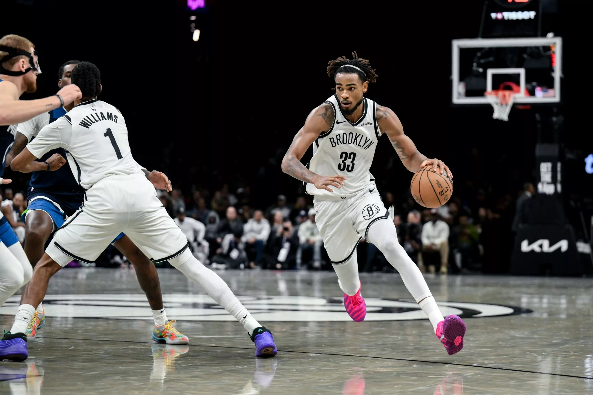 Nic Claxton looks to lead the Nets over the Pistons