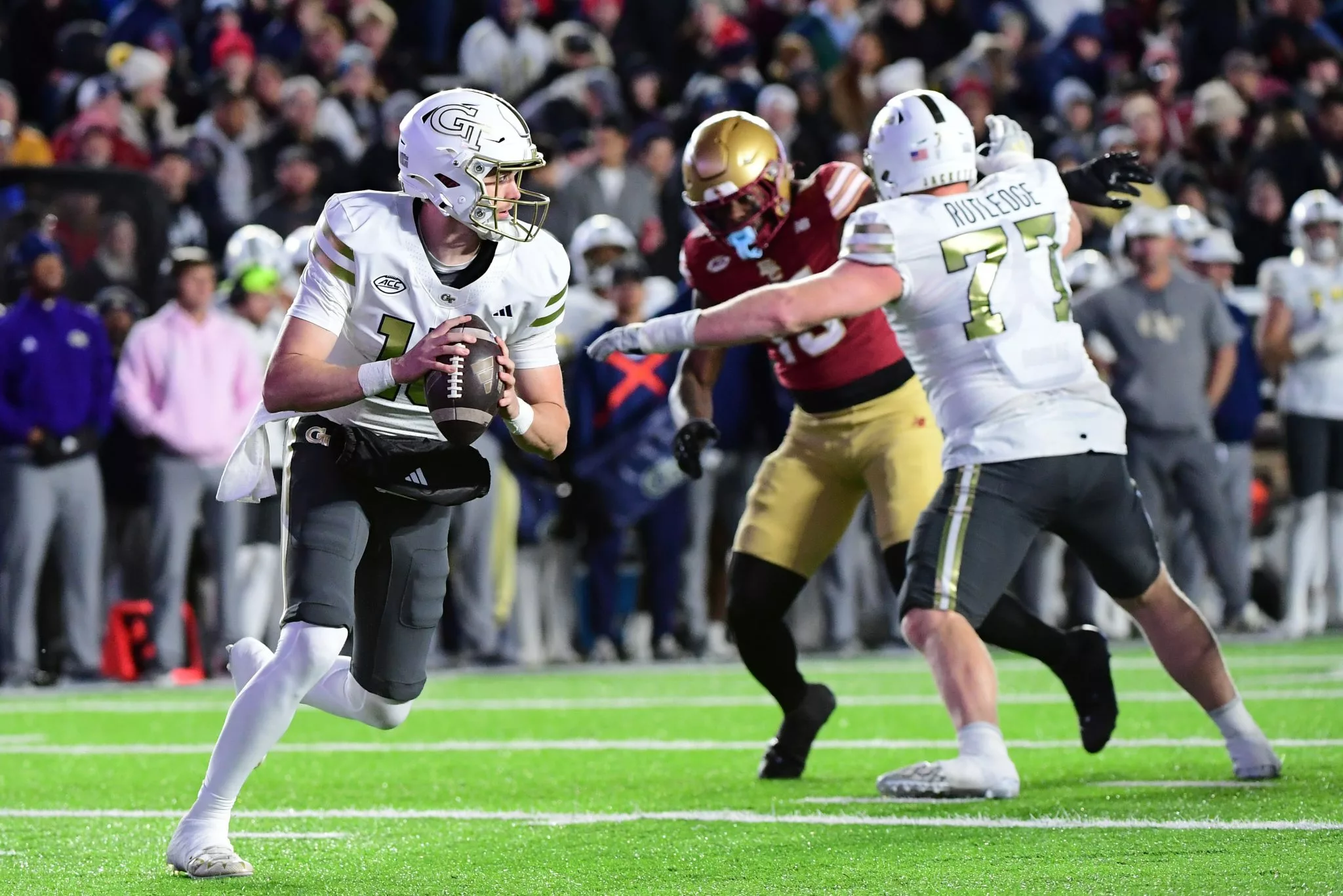 Ethan Grunkemeyer looks to lead the Nittany Lions over the Cornhuskers