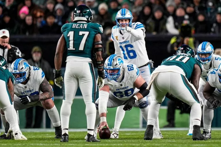 Jared Goff looks to lead the Lions over the Giants