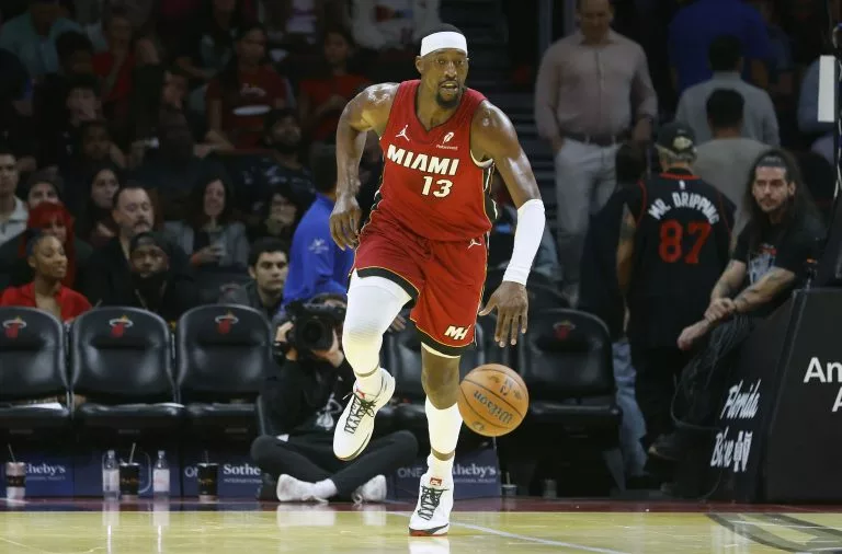Bam Adebayo looks to lead the Heat over the Pistons