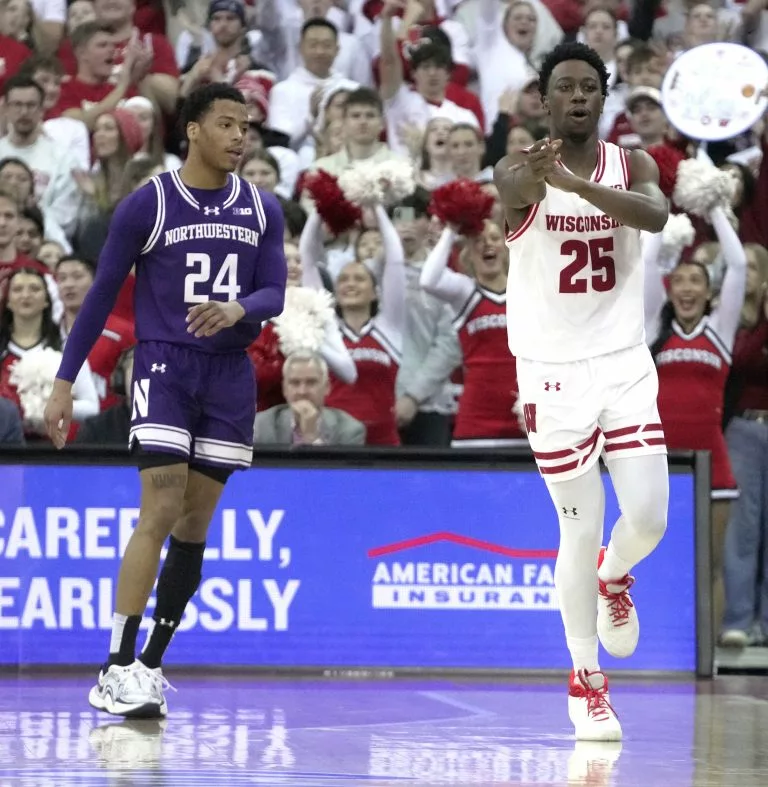 John Blackwell looks to lead the Badgers over the Golden Eagles