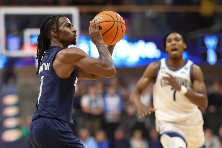 Tarence Guinyard looks to lead the Dukes over the Bonnies